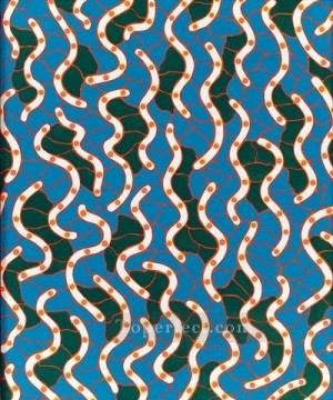 waves on the hudson river 1988 Yayoi Kusama Pop art minimalism feminist Oil Paintings